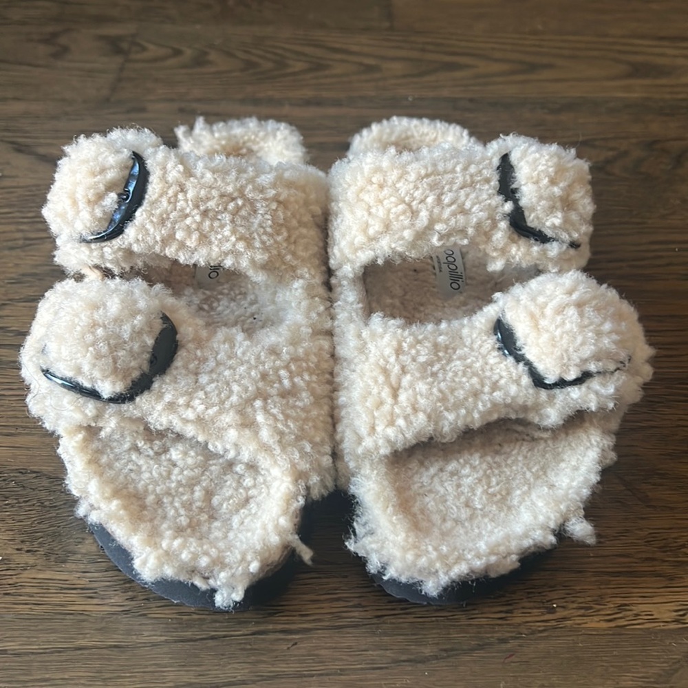 Papillio by Birkenstock Arizona Big Buckle Shearling Arizona, Size 38